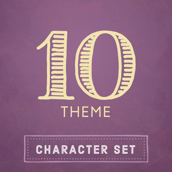 10-Theme | Character Set