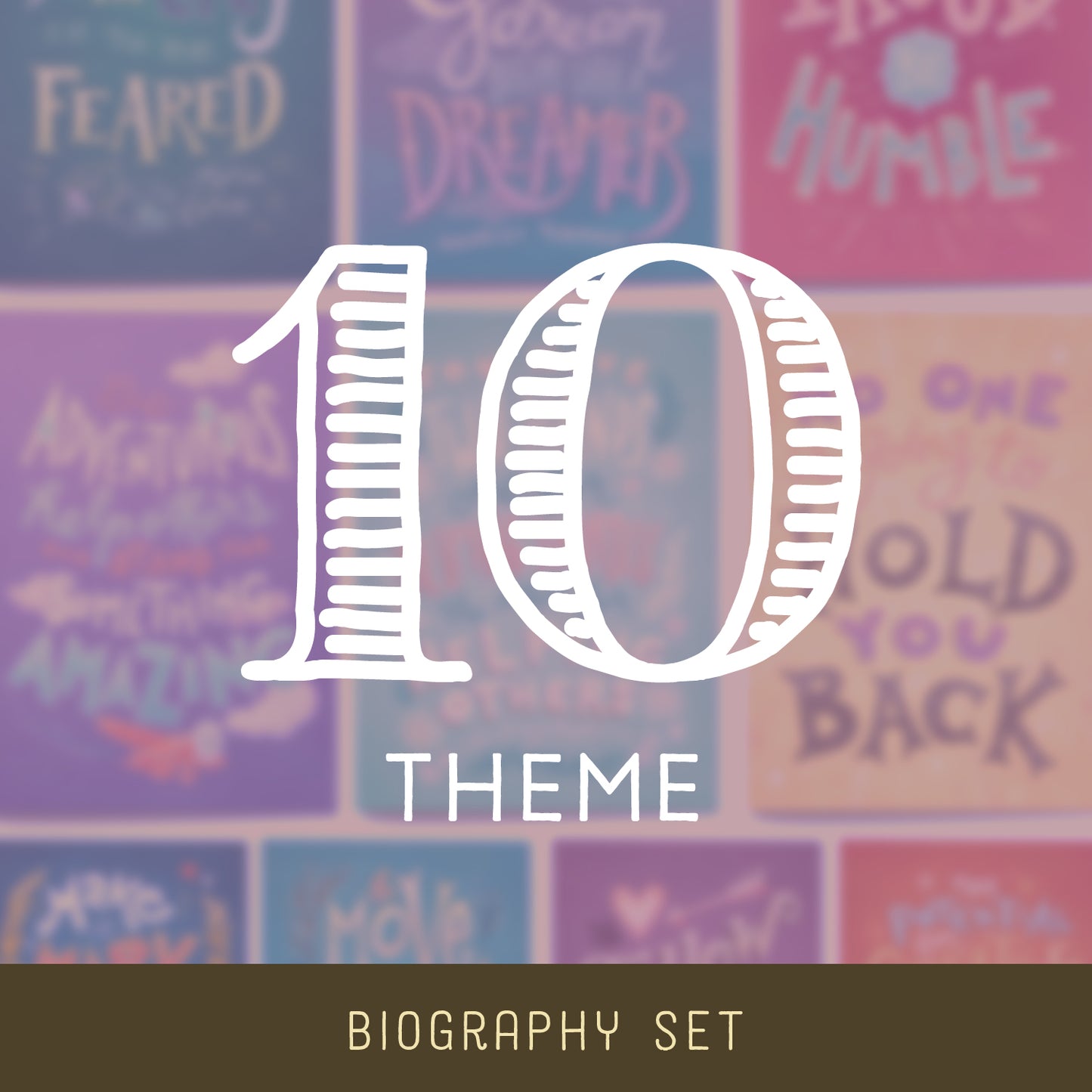 10-Theme | Biography Set