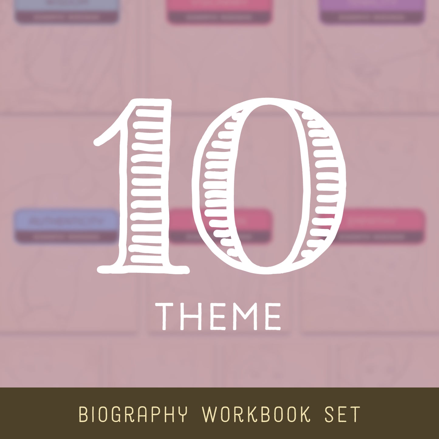 10-Theme | Biography Workbook Set