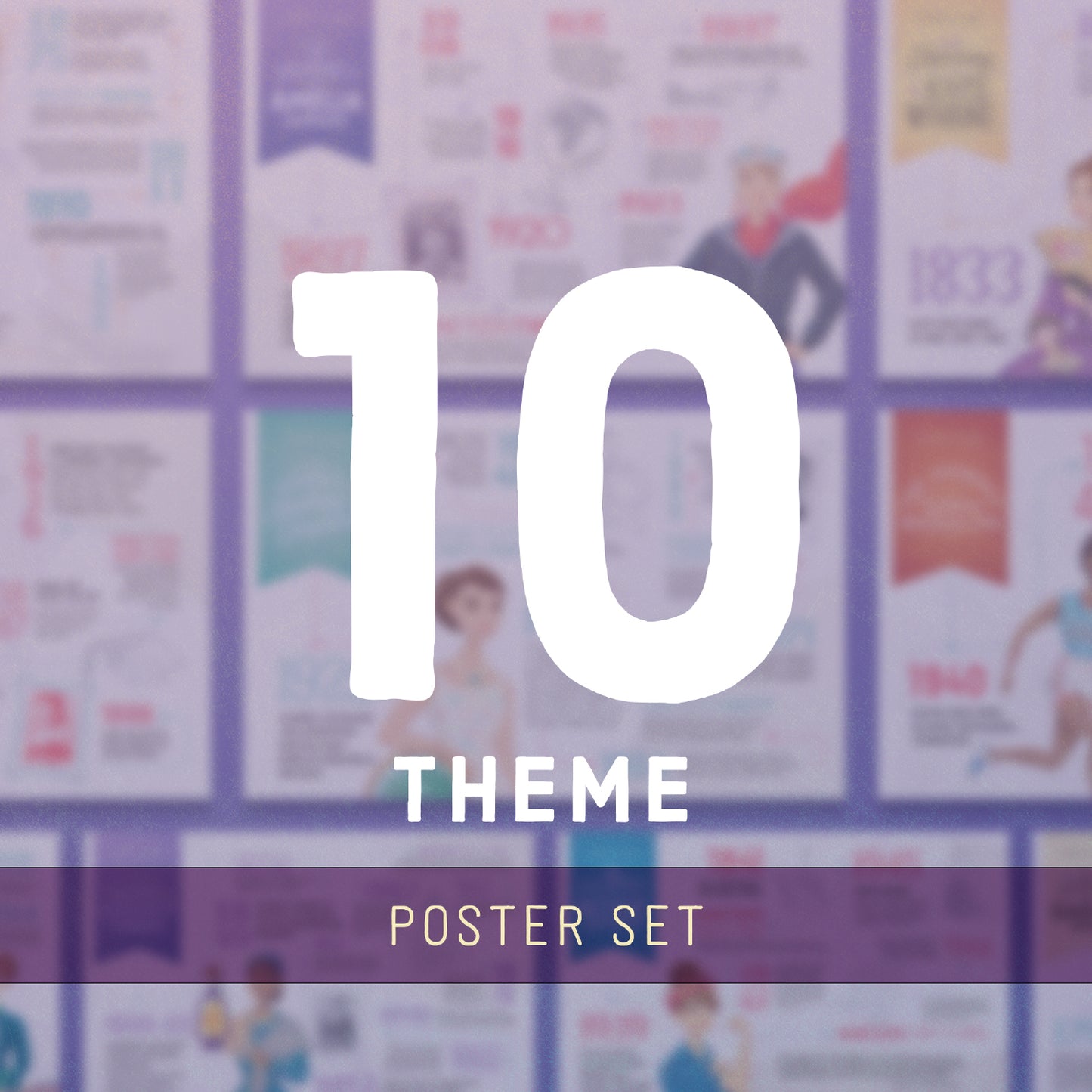 10-Theme | Timeline Poster Set